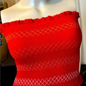 NWT Rue21: Red Bodycon Strapless top